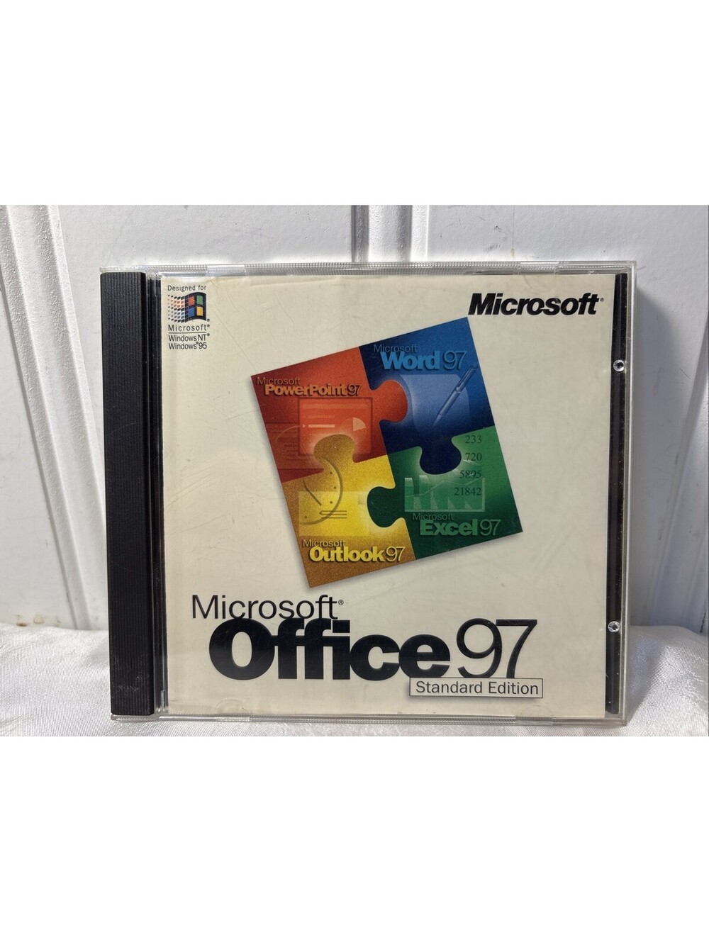 Microsoft Office 97 Professional Edition CD-ROM w/ Key, English, Win95/NT